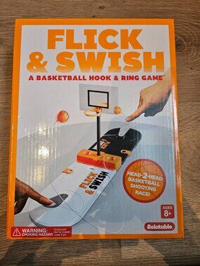 Flick & Swish: A Basketball Hook & Ring Game - Fun Friends & Family Game!